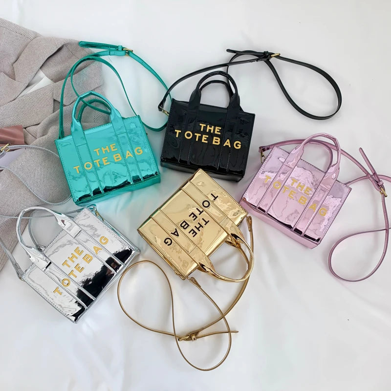 The Tote Bags For Women Crossbody Female Handbag New Solid Words Lette Leisure Large Bag Luxury Fashion Bag designer Bag for PU