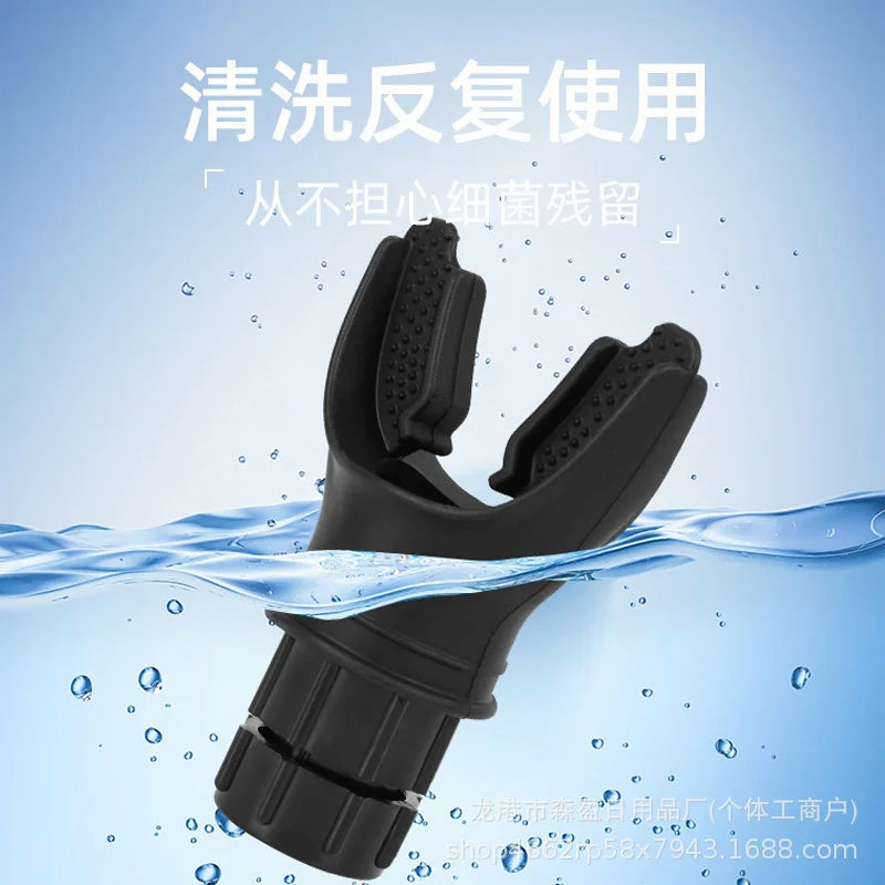 Portable Breathing Trainer Lung Capacity High Altitude Respiratory Exercise Equipment Silicone Mouthpiece Outdoor Fitness Tool
