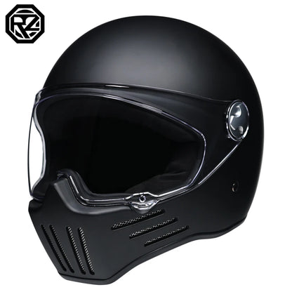 ORZ-728 Full Face casco moto Helmet Vintage Chopper Retro Helmet capacete de motocicleta modular helmet DOT