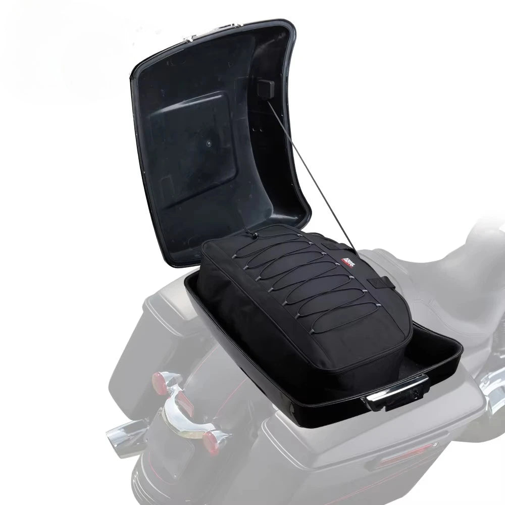 KEMITOUR Tour Pack Organizer Travel-Paks Soft Liner Luggage Bag for Street Glide Electra Glide Road Glide Road King Touring Bags