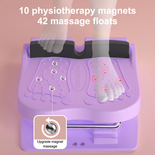 New Adjustable Straight Leg Incline Board Leg Shaping Stretching Calf Massage Magnet Stretching Board Foldable Diagonal Board