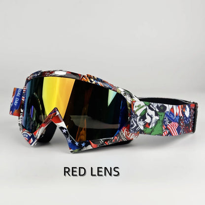 Newest Motorcycle Goggles For Men Motocross Sunglasses Safety Protective MX Night Vision Helmet Goggles vintage Driving Glasses