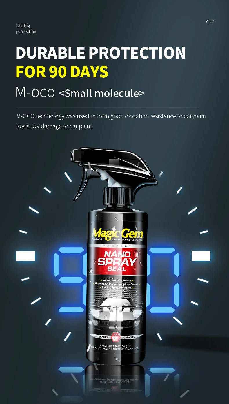 Magic Gem Car Ceramic Nano Coating Liquid For Toyota  Crystal Hydrophobic Layer Polishing Paint Agent Car Polish Nanos Coatings