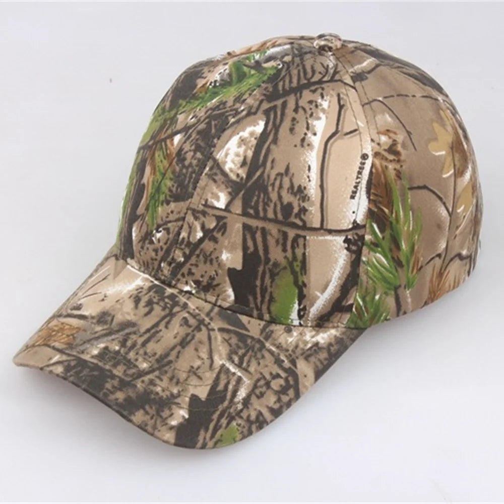 7 Colors Unisex Sports Summer Outdoor Sunscreen Hat Men Casual Cap Female Unisex Camouflage Hunting Fishing Hunting Baseball Cap