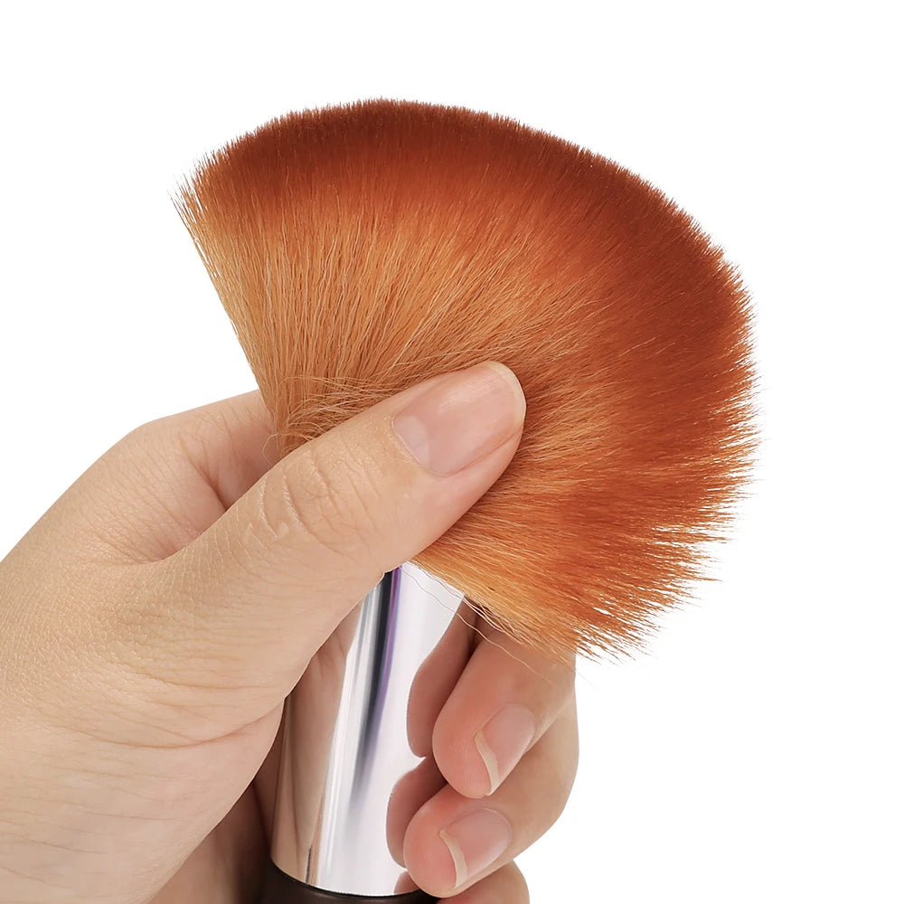 Professional Barber Duster Neck Face Brushes Hair Clean Soft Black Hairbrush Salon Cutting Hairdressing Styling Make Tools