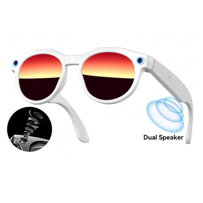 AI Smart Glasses 8K HD 800MP Camera Video Sport Sunglasses AI Chat GPT Bluetooth Music Call Translation Voice Assistant Glasses