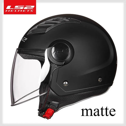 Original LS2 OF562 Casco Motorcycle 3/4 Open Face Ls2 Cascos Para Moto E-BIKE Helmet Electric Scooter Helmet of562 Capacete Moto