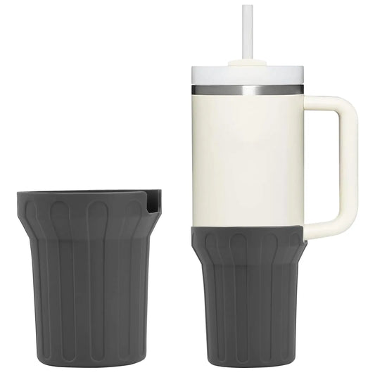 Silicone Boot for Stanley Cup 40oz, Sleeve Cover Fit with Stanley H2.0 and Quencher Adventure Tumbler Accessories