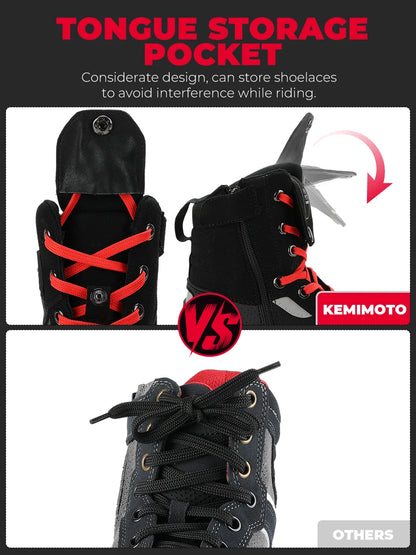 Motorcycle Summer Riding Shoes Men Riding Casual Short Boots  Anti-collision Reflective Protection Durable Equipments Moto Gear
