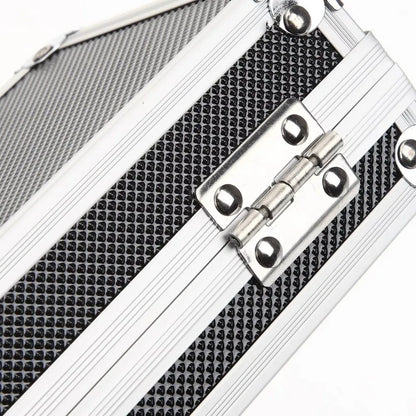Shockproof Aluminum Alloy Tool Box Impact Resistant Drop-Resistant Portable Tool Case Protective Handheld Safety Briefcase