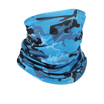 Outdoor Ice Silk Sun Protection Bib Spring and Summer Motorcycle Neck Cover Sports Magic Bandana Riding Mask Full Face