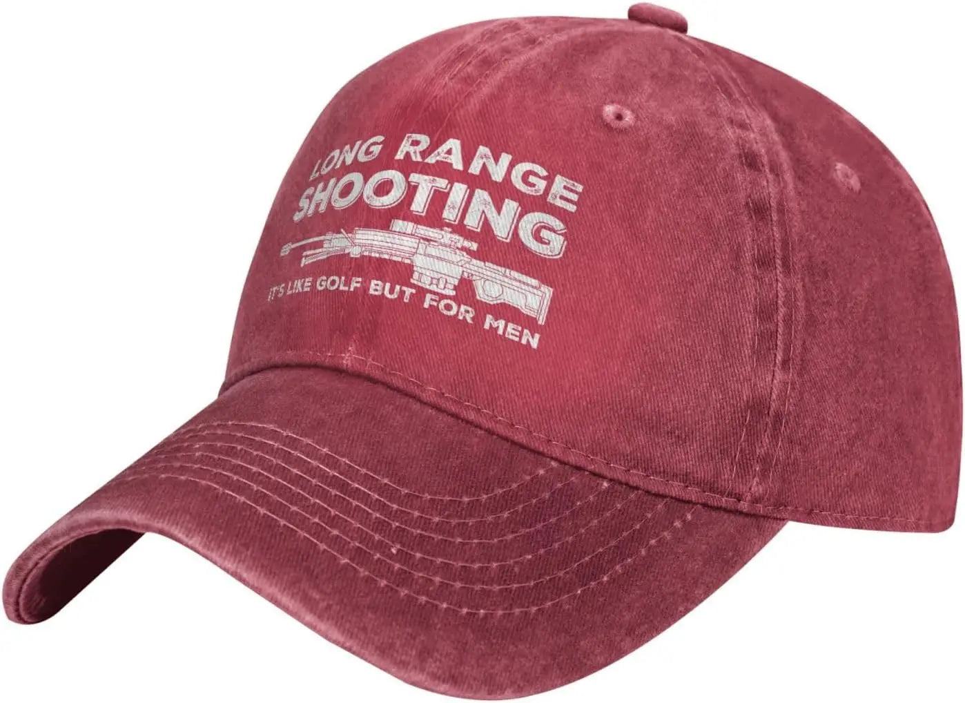 Funny Hat Long Ranges Shooting It's Like Golf But for Men Hat Men Dad Hats Cool Caps