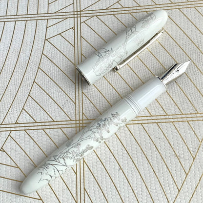 Limited Hongdian N23 Fountain Pen Rabbit Year High-End Students Business Office Writing Supplies Gold Carving Student Gift Pens