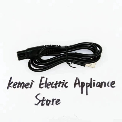 For KEMEI KM-2026 KM-2027 KM-2028 Shaver Electric Razor Original USB Charger Charging Cable Power Cord Accessories