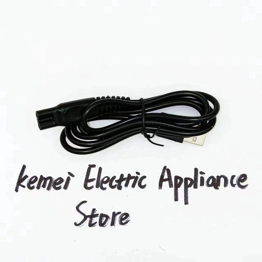 For KEMEI KM-2026 KM-2027 KM-2028 Shaver Electric Razor Original USB Charger Charging Cable Power Cord Accessories