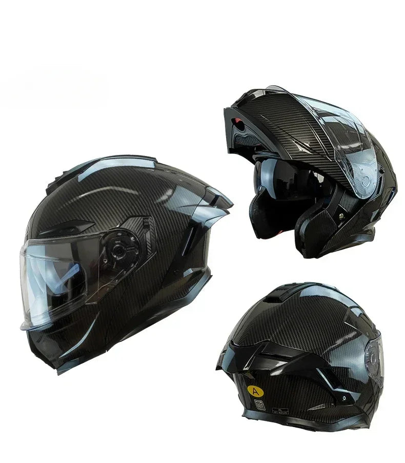 Flip up Motorcycle Helmet Full face Dual lens off-road Racing helmet Men Cascos para moto Motorbike Helmet DOT Approved For BMW