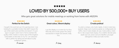 ARZOPA 16.1 inches Portable Gaming Monitor 144hz 100%sRGB 1080P FHD IPS Screen Second Screen for Switch,Xbox,PS5,Laptop,Mac,Z1FC