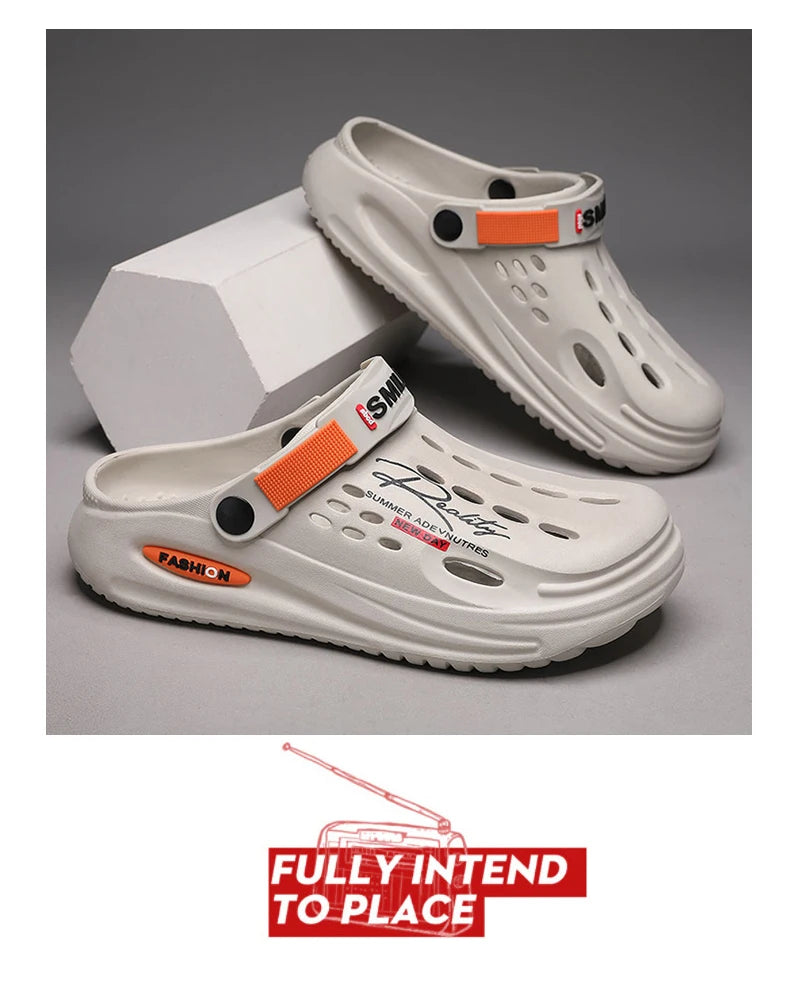 Men's Summer Sandals Non Slip Beach Slippers EVA Design Outdoor Slides Ultralight High Quality Sandals Fashion Garden Shoes