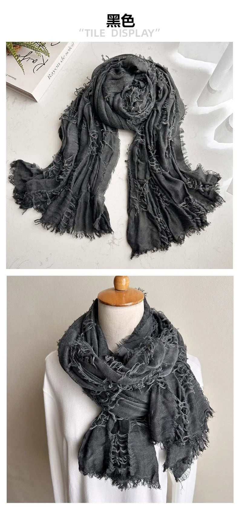 Ruins Style Unisex Steampunk Hip Hop Cotton Linen Scarf Retro Apocalyptic Scarves Techwear Capes Outdoor Tactical Shawl