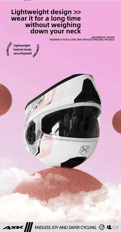 Unisex Motorcycle Helmet Winter Anti-Fog Warm Full Cover Helmet For Men And Women Electric Car Cycle Motorcycle Equipment Access