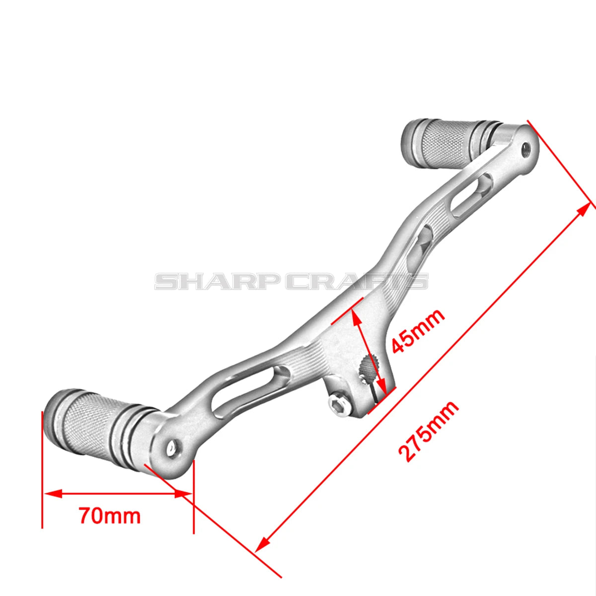 For Harley Dyna Street / Fat Bob Low Rider Super / Wide Glide Motobike CNC Mid-Controls Heel Toe Shifter Lever Shift With Pegs