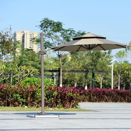 Outdoor Parasol 3m Roman Umbrella Beach Pool Sun Umbrella Courtyard Balcony Guard Pavilion Umbrella Garden Terrace Large Umbrell
