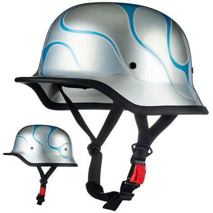 Motorcycle German Style Scoop Helmet Retro Half Helmet For Men And Women Summer Cruising Electric Bike Helmet DOT Approved