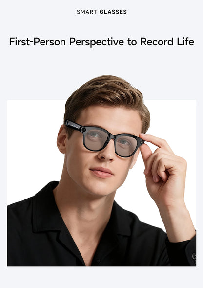 2026 New Smart Glasses Listening To Music Open Listening AI Translation AI Voice Assistant AI Image Recognition Smart Glasses