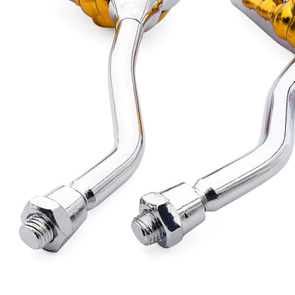 Universal Motorcycle Skull Hand Claw Rear-View Side Mirror Universal Fit Mirror Bolt For Street Sport Bike Chopper Cruiser