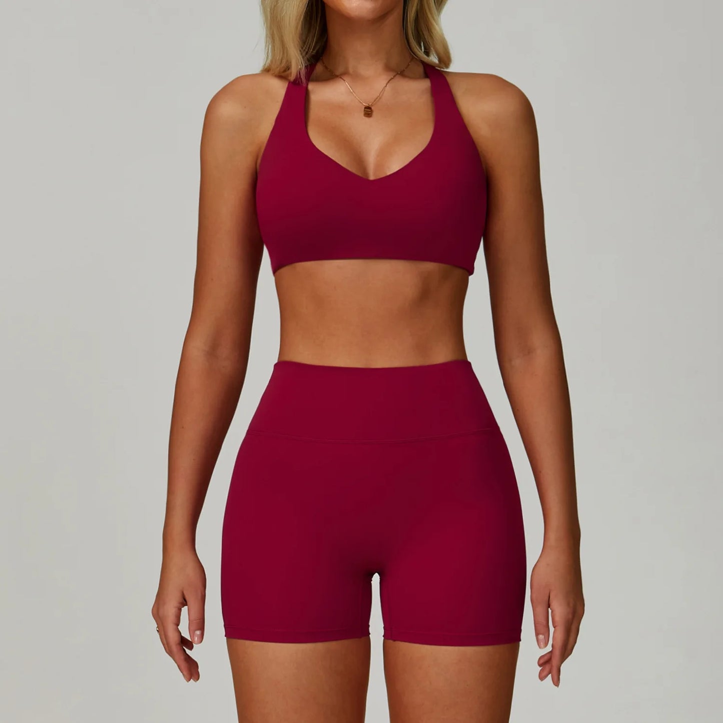 3PCS Yoga Sets Workout Set Women 2 Pieces Gym Suits High Waist Leggings Sport Bra Outfits Long Sleeve Fitness Running Sportswear