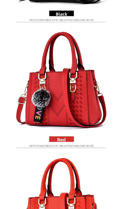 Fashionable Embroidered Large Capacity Women's Handbag Hot Sale Of The Season New Korean Style Handbag Shoulder Bag Tassel Penda