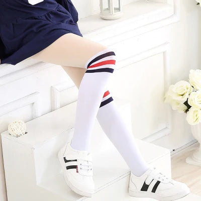 Spring autumn warm children Baby Kids tights printing Cartoon Animal Bear pantyhose cat kawaii Knee tattoo Student girl stocking