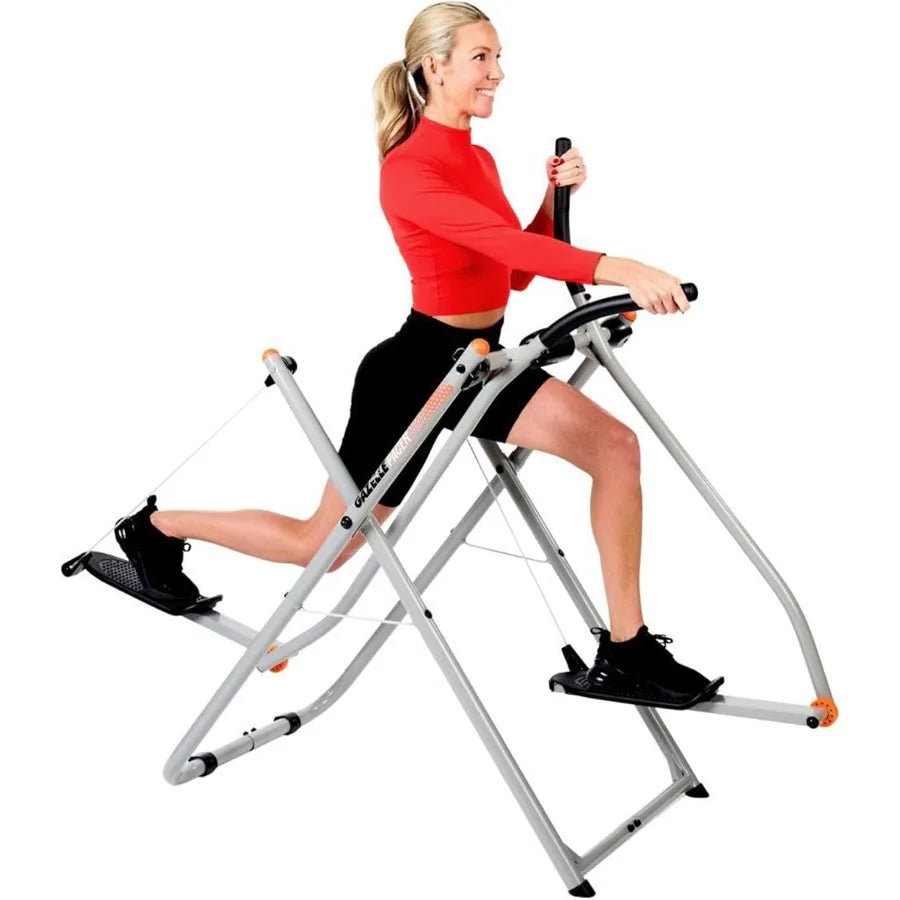 Tony Little Total Body Fitness Workout Exercise Elliptical Glider Supports 250-300lbs with Low-Impact Design for Home Gym