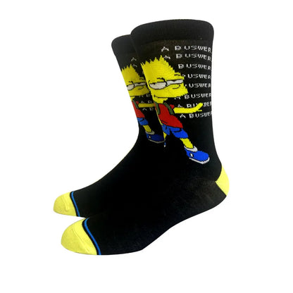 2023 New Anime Marvel Men Socks Long Sock Men‘s Knee-High Couples cosplay Sock Personality Hip Hop Harajuku Funny Sock for Women