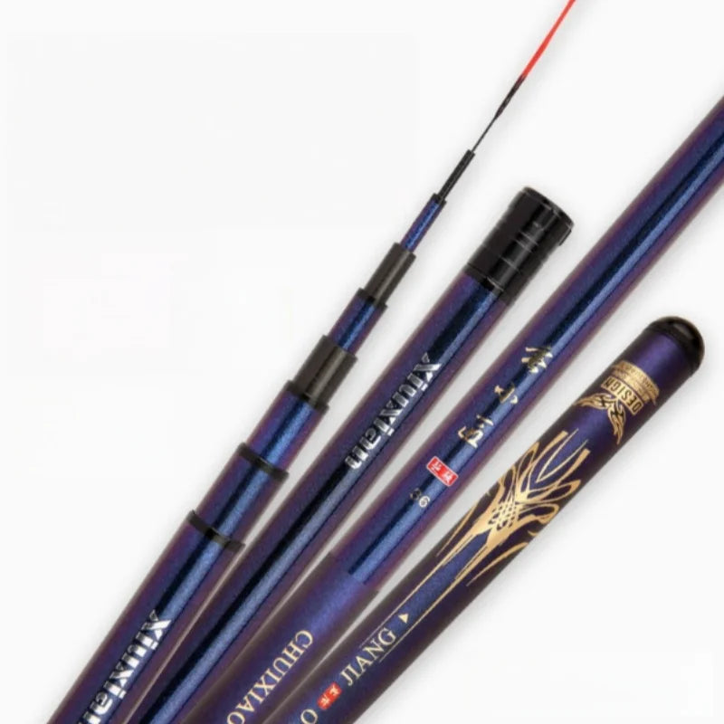 2.1-6.3-meter Lightweight Hard Tuned Carbon Fiber Fishing Rod Strength Fishing Rod Outdoor Fishing Equipment Travel Equipment