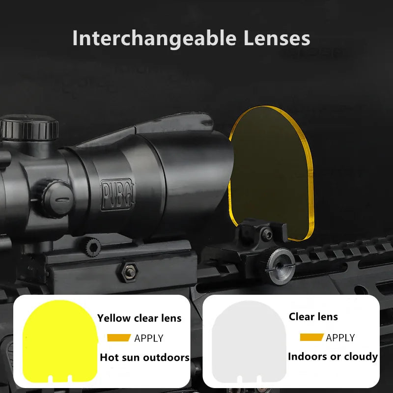 Airsoft Accessories 20mm Rifle Sight Scope Protector Lens Gaurd Paintball Hunting Airgun