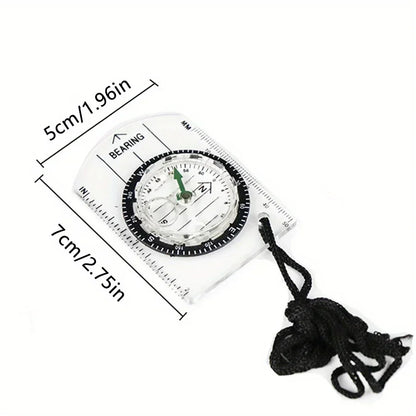 Professional Waterproof Camping Compass - Hiking Backpack Essential, Survival Gift for Outdoor Navigation & Map Reading
