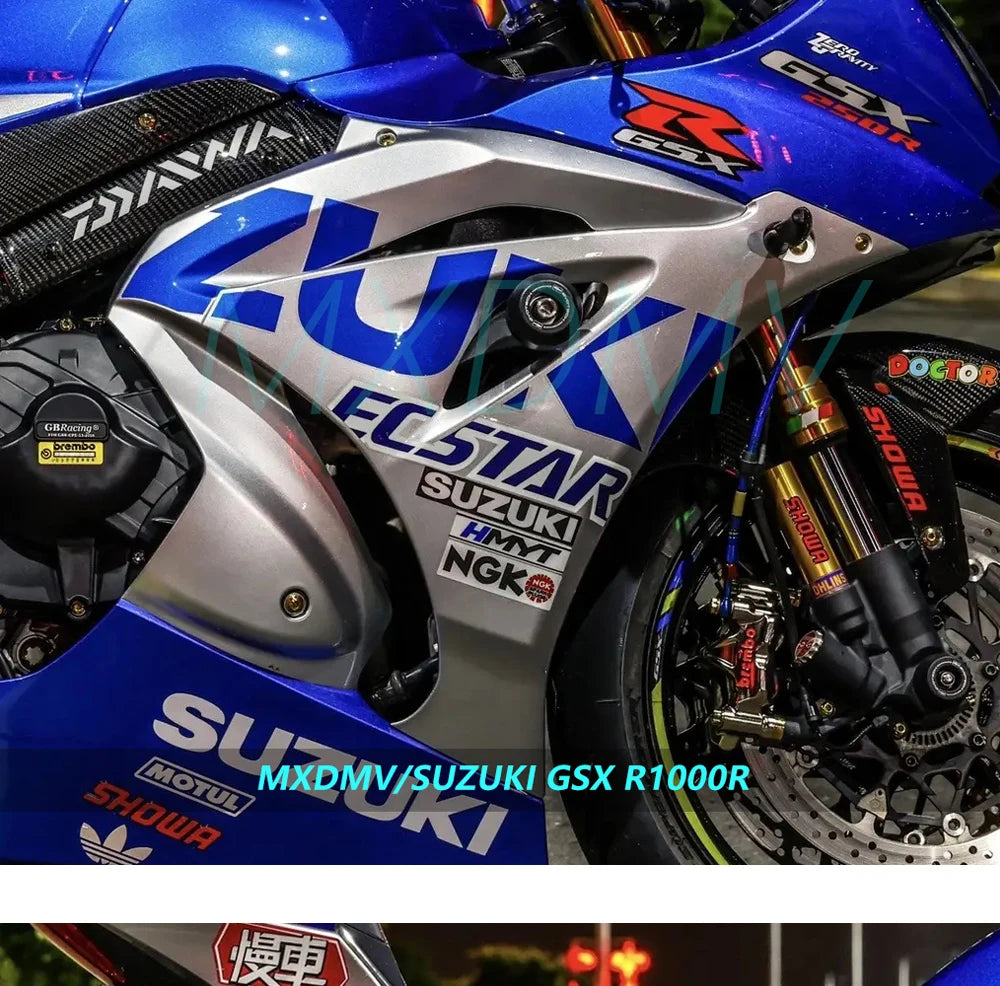 For Suzuki GSX-R1000R L7 2017-2022 2023 2024 Motorcycle 3K Dry Carbon FiberFender Fuel Tank Guard Side Panel Full Fairing Kits