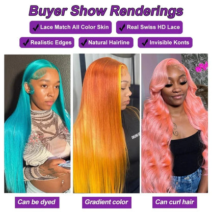 613 Honey Blonde Straight 250% 30 40 Inch Human Hair Wigs 13x6 Hd Lace Frontal Wig Brazilian Raw Hair 13x4 Hd Lace Front Wigs