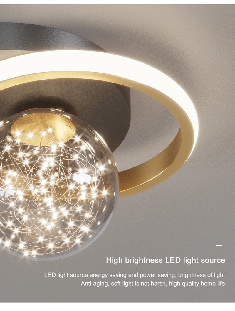 2023 New Aisle Ceiling Lamp Home Decor Living Room Dining Table Bedroom Closet Cloakroom Corridor Modern Small Ceiling Light led