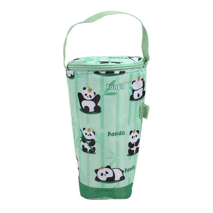 Portable Milk Tea Tote Bag Heat Preservation Bag Carrying Insulated Cup Cover Umbrella Bag Handbag Camping Drinkware Accessories