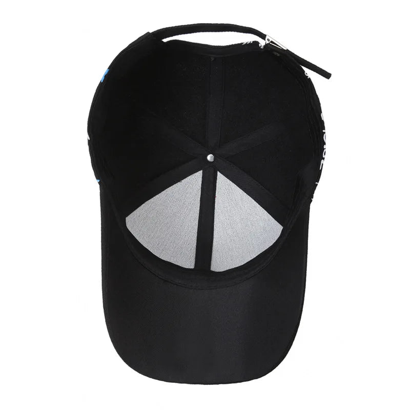 Fashion Hip Hop Baseball Cap personality Finger Embroidery Trucker Caps Cotton Snapback hat Outdoor Sun Hats sports leisure Cap