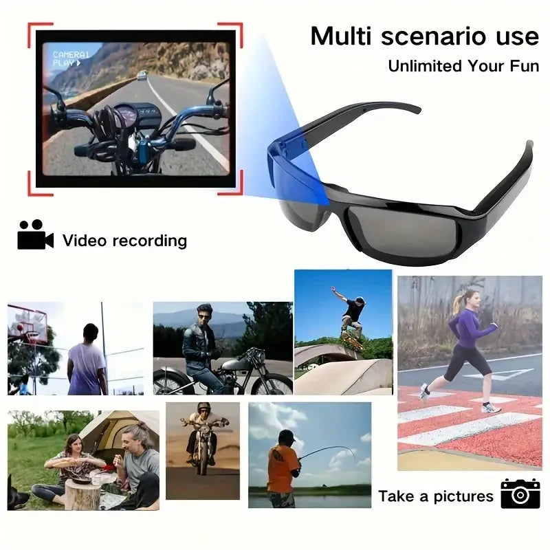 Portable 1080P HD Mini Glasses With Camera Video Recorder Wearable glasses Camera Outdoor Sports DV DVR Surveillance Camcorder
