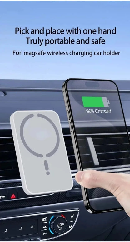 15W Magnetic Wireless Car Chargers for iphone 17 16 15 14 13 12 Pro Max Car Charger Fast Charging Air Vent Clip Phone Car Holder