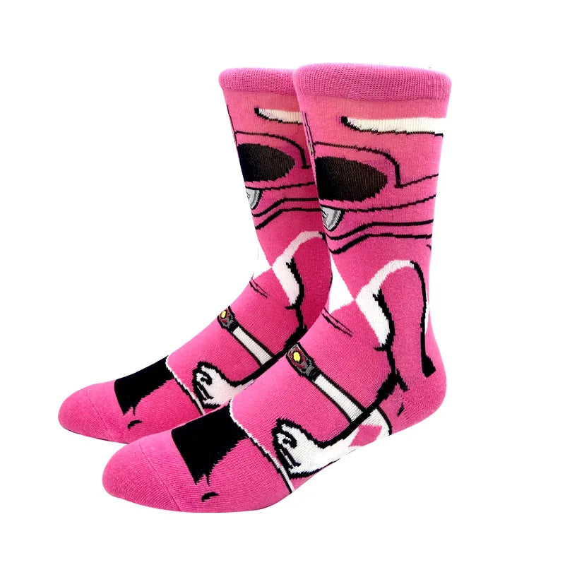 2023 New Anime Women Men Socks Long Socks Men‘s Knee-High Cosplay Sock Adult Personality Hip Hop Harajuku Long Funny Socks 36-45