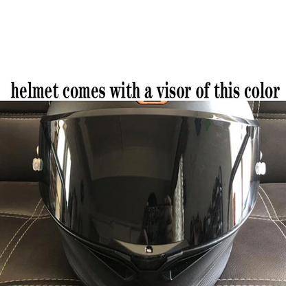 Carbon Fiber Helmet Male All-season Full Face Helmet Motorcycle Racing Car Running Helmet GLOSSY CARBON