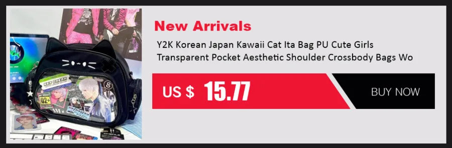 Y2K Magic Book Lolita Ita Bag Gothic Shoulder Bag Girls Transparent Pocket Cute Crossbody Handbags Women's Mini Backpacks Purse