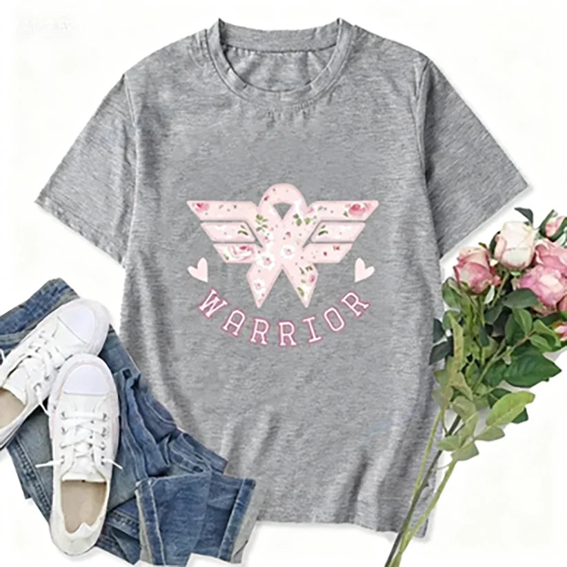 We Wear Pink Graphic T Shirts Coquette Pink Breast Cancer Awareness Women T-shirt Wonder Tees