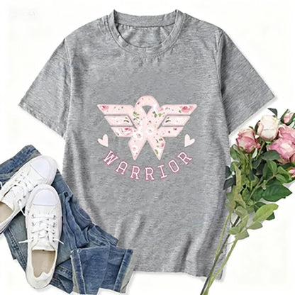 We Wear Pink Graphic T Shirts Coquette Pink Breast Cancer Awareness Women T-shirt Wonder Tees