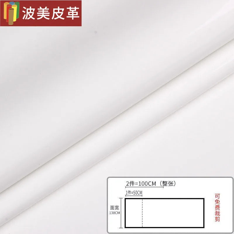 Pvc Patent Leather Fabric By The Meter for Jacket Skirt Bag Clothes Diy Sewing Cloth Waterproof Slightly Hard Wearable Glossy